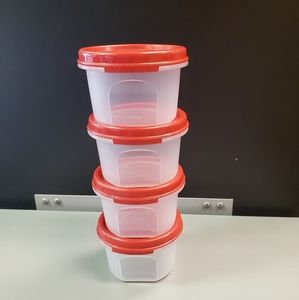 New Tupperware small containers. Set of 4